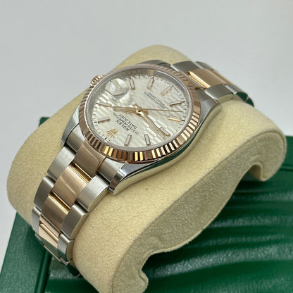 Rolex Datejust 36 126231 Silver Index  Fluted Oyster 2024