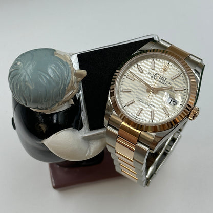 Rolex Datejust 36 126231 Silver Index  Fluted Oyster 2024