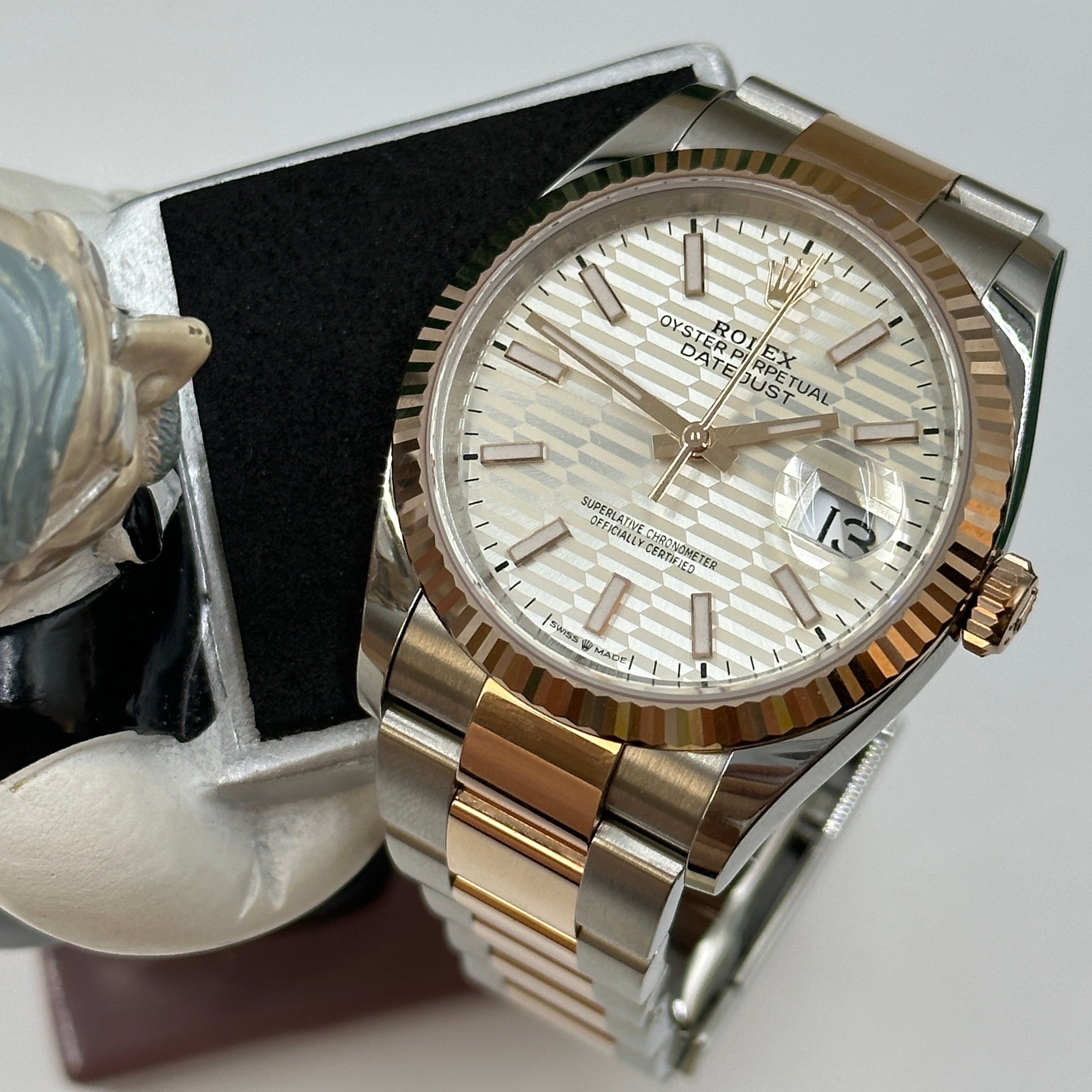 Rolex Datejust 36 126231 Silver Index  Fluted Oyster 2024