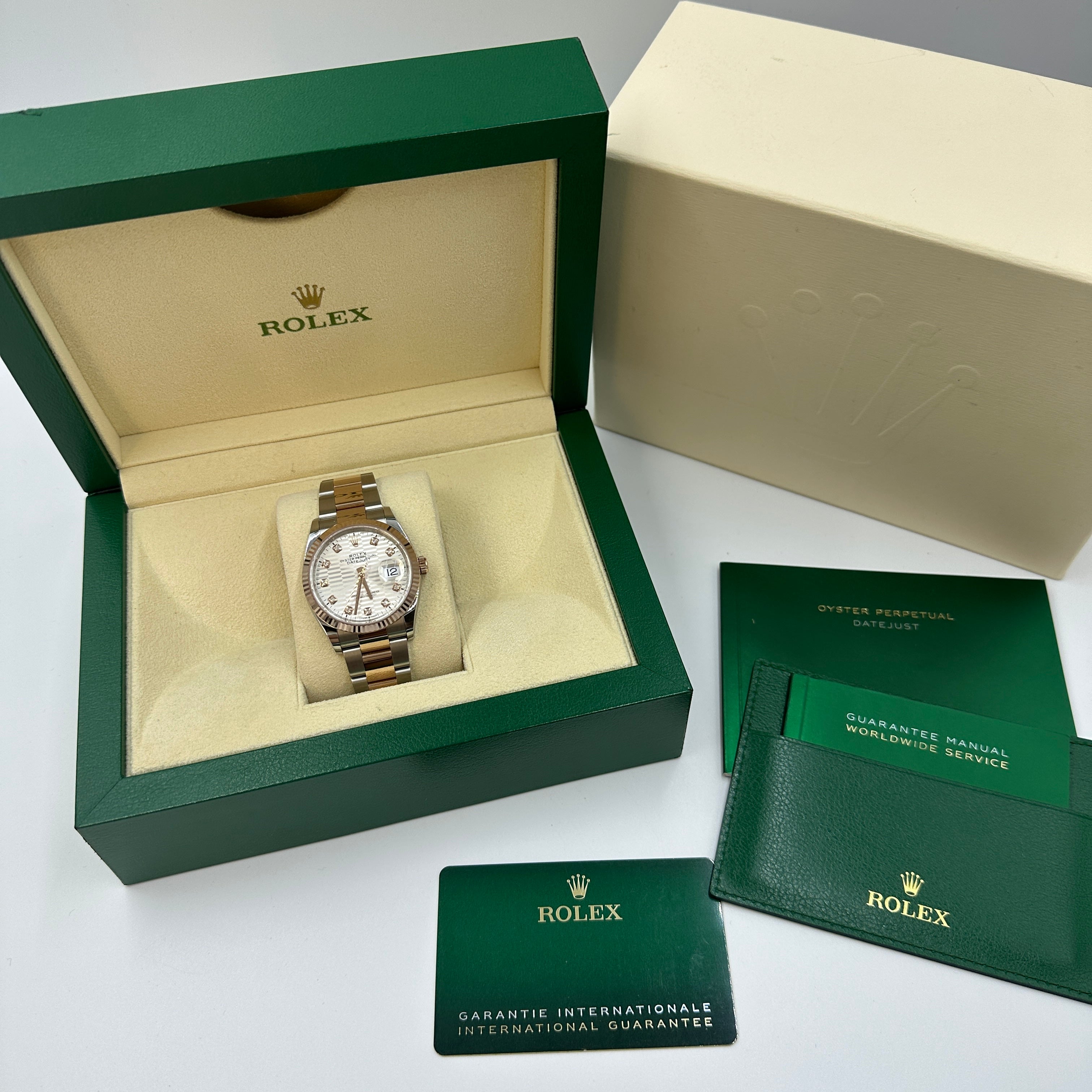 Rolex Datejust 36 126231G Silver Fluted Oyster 2024