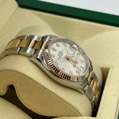 Rolex Datejust 36 126231G Silver Fluted Oyster 2024