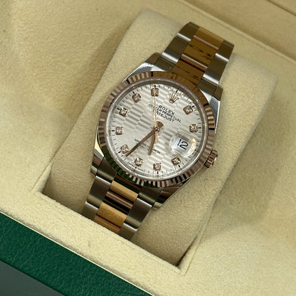 Rolex Datejust 36 126231G Silver Fluted Oyster 2024