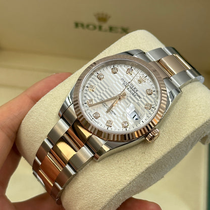 Rolex Datejust 36 126231G Silver Fluted Oyster 2024