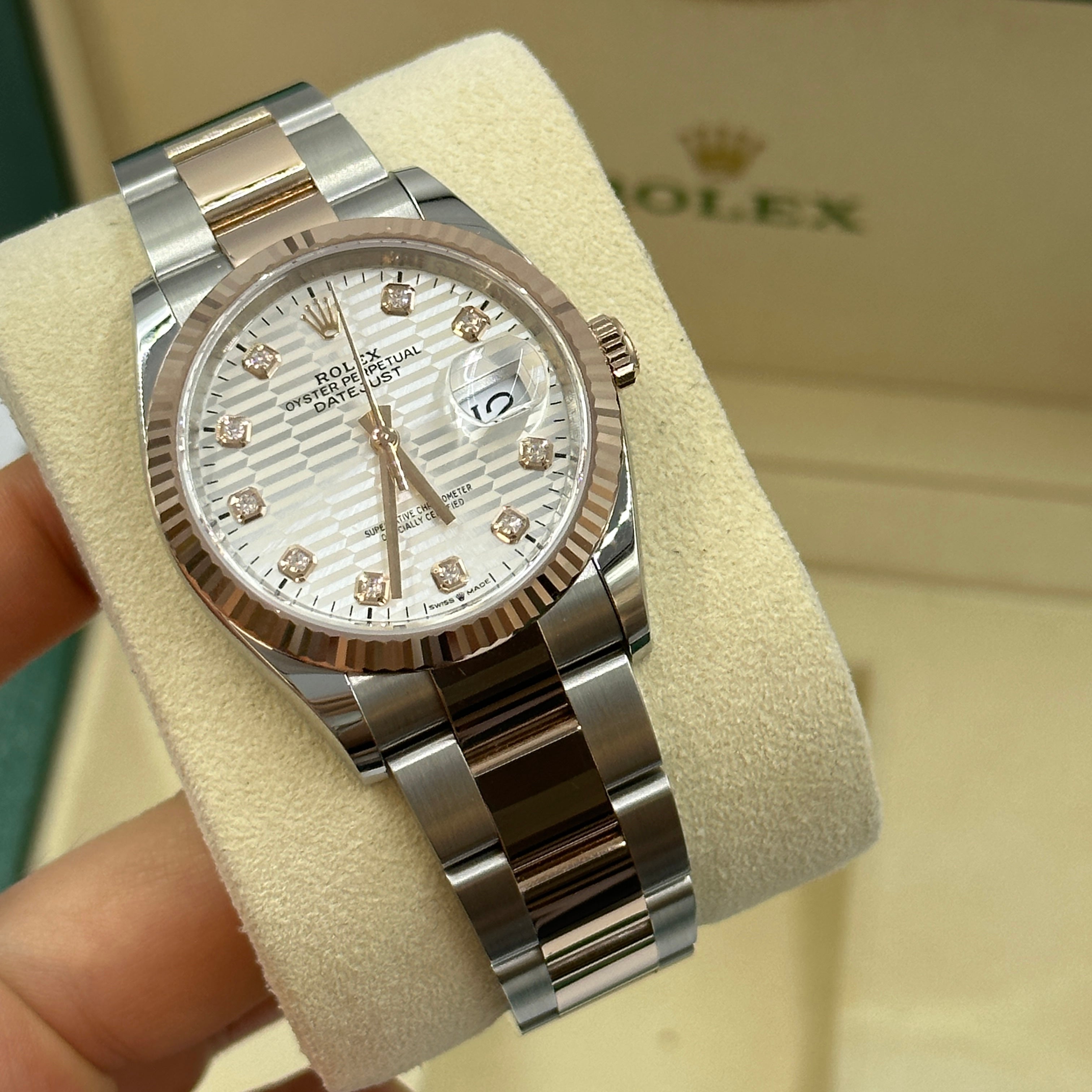 Rolex Datejust 36 126231G Silver Fluted Oyster 2024