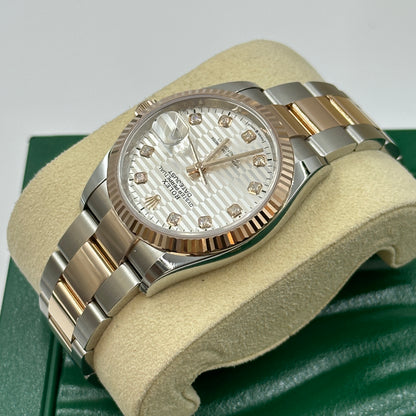 Rolex Datejust 36 126231G Silver Fluted Oyster 2024