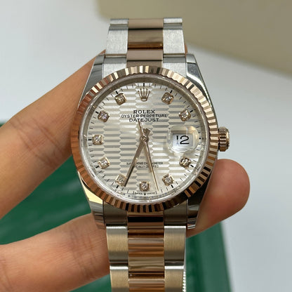 Rolex Datejust 36 126231G Silver Fluted Oyster 2024
