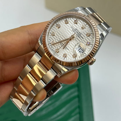 Rolex Datejust 36 126231G Silver Fluted Oyster 2024