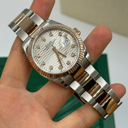 Rolex Datejust 36 126231G Silver Fluted Oyster 2024