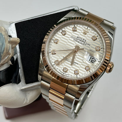 Rolex Datejust 36 126231G Silver Fluted Oyster 2024