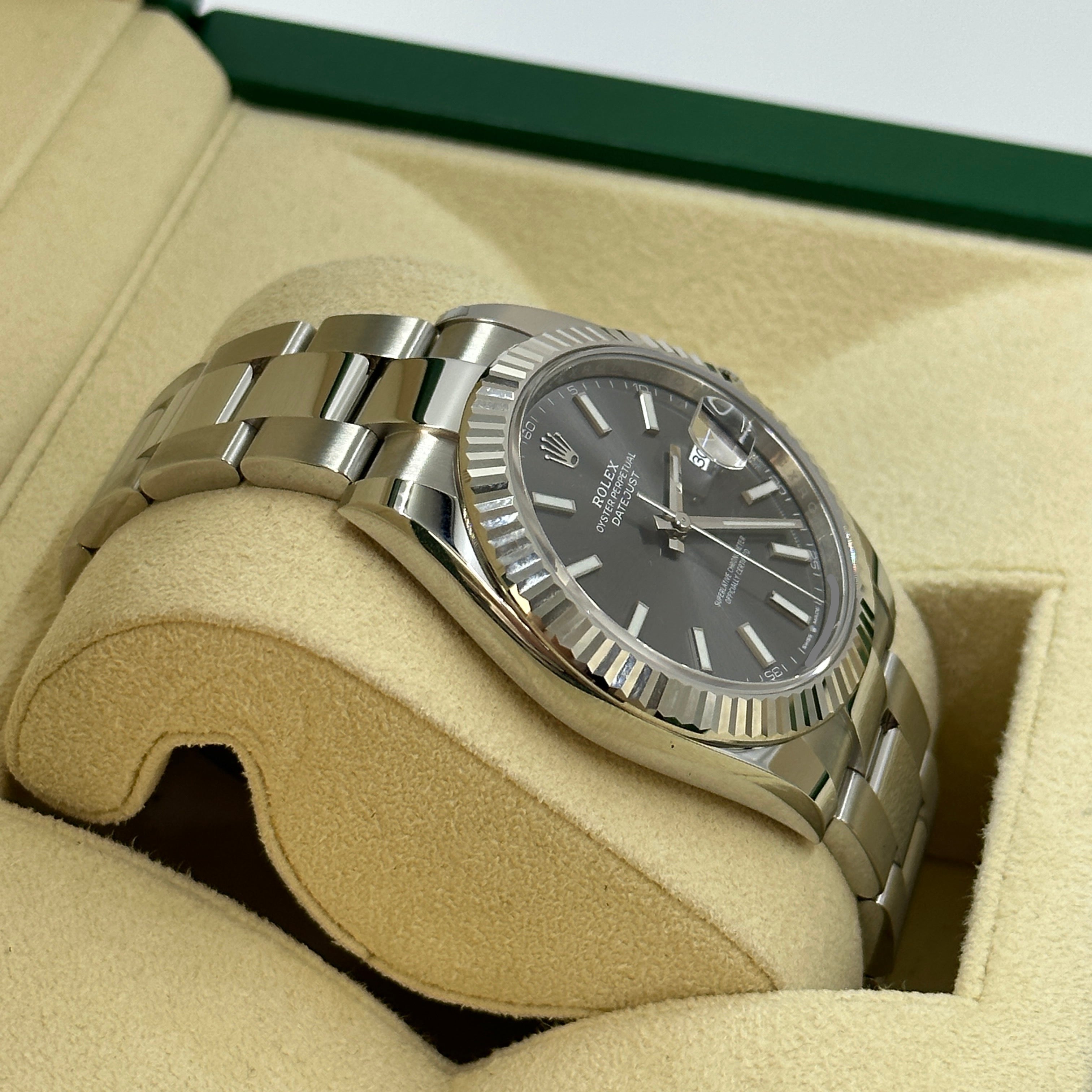 Rolex Datejust 41 126334 Grey Index Oyster 2026 – EW Watches
