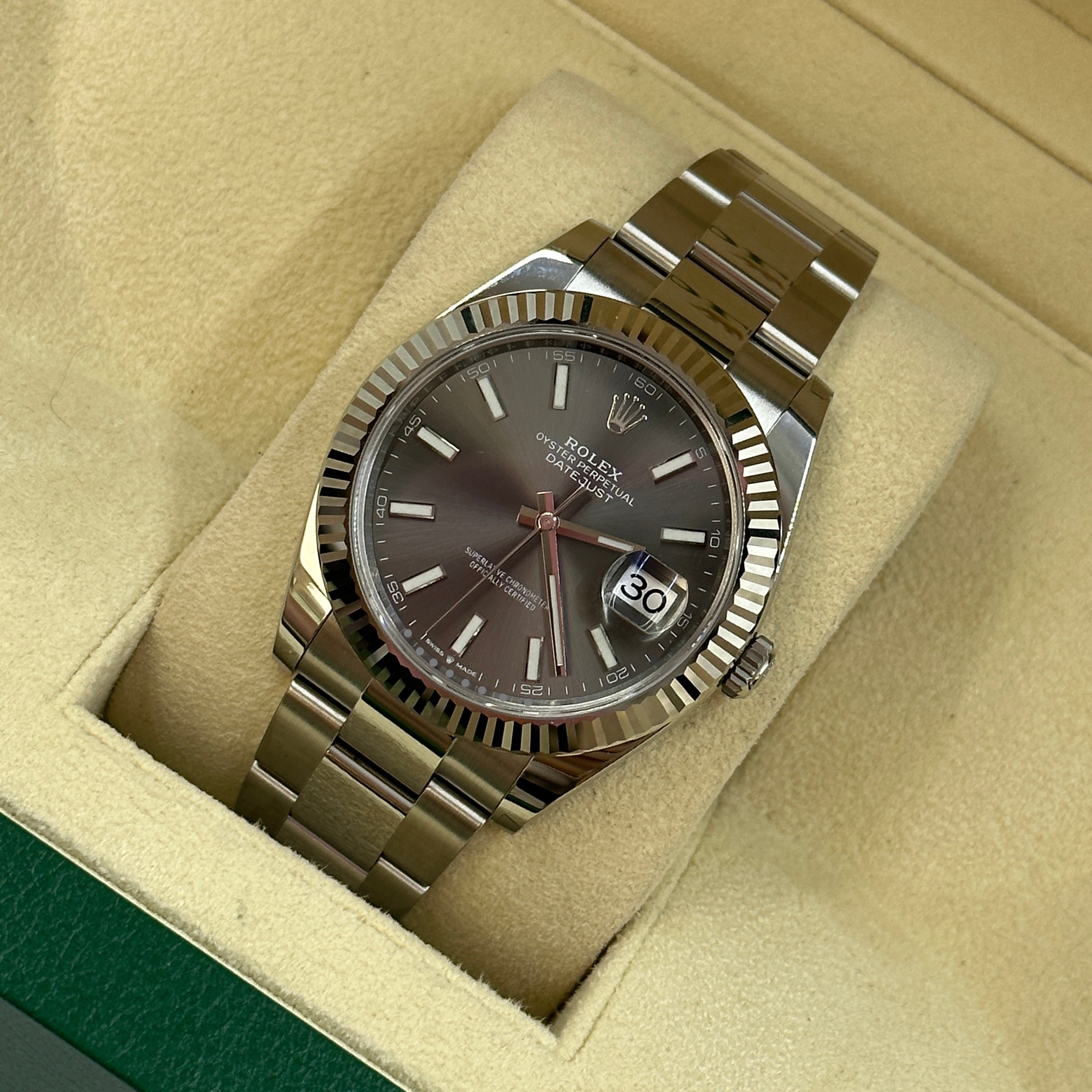 Rolex Datejust 41 126334 Grey Index Oyster 2025