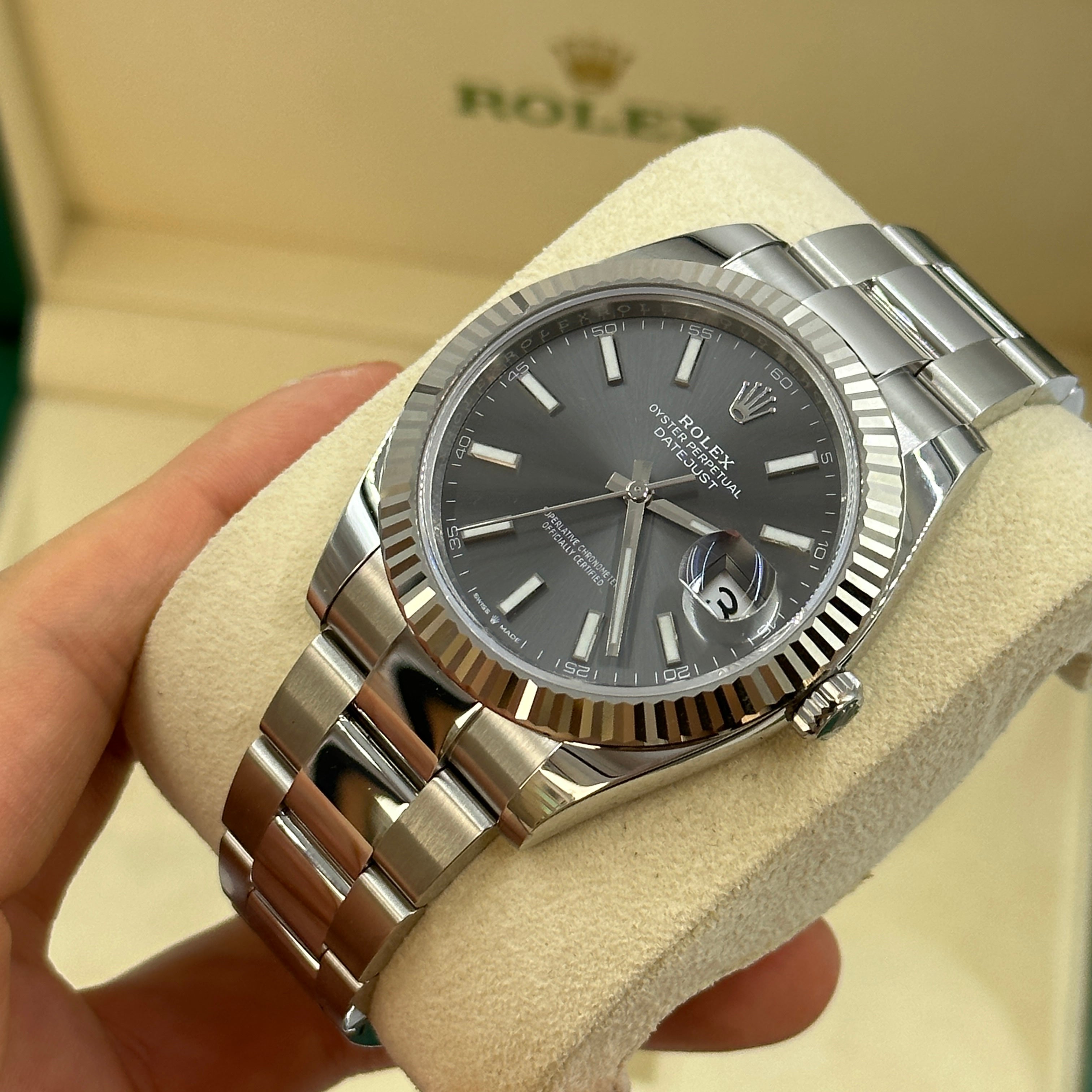 Rolex Datejust 41 126334 Grey Index Oyster 2025