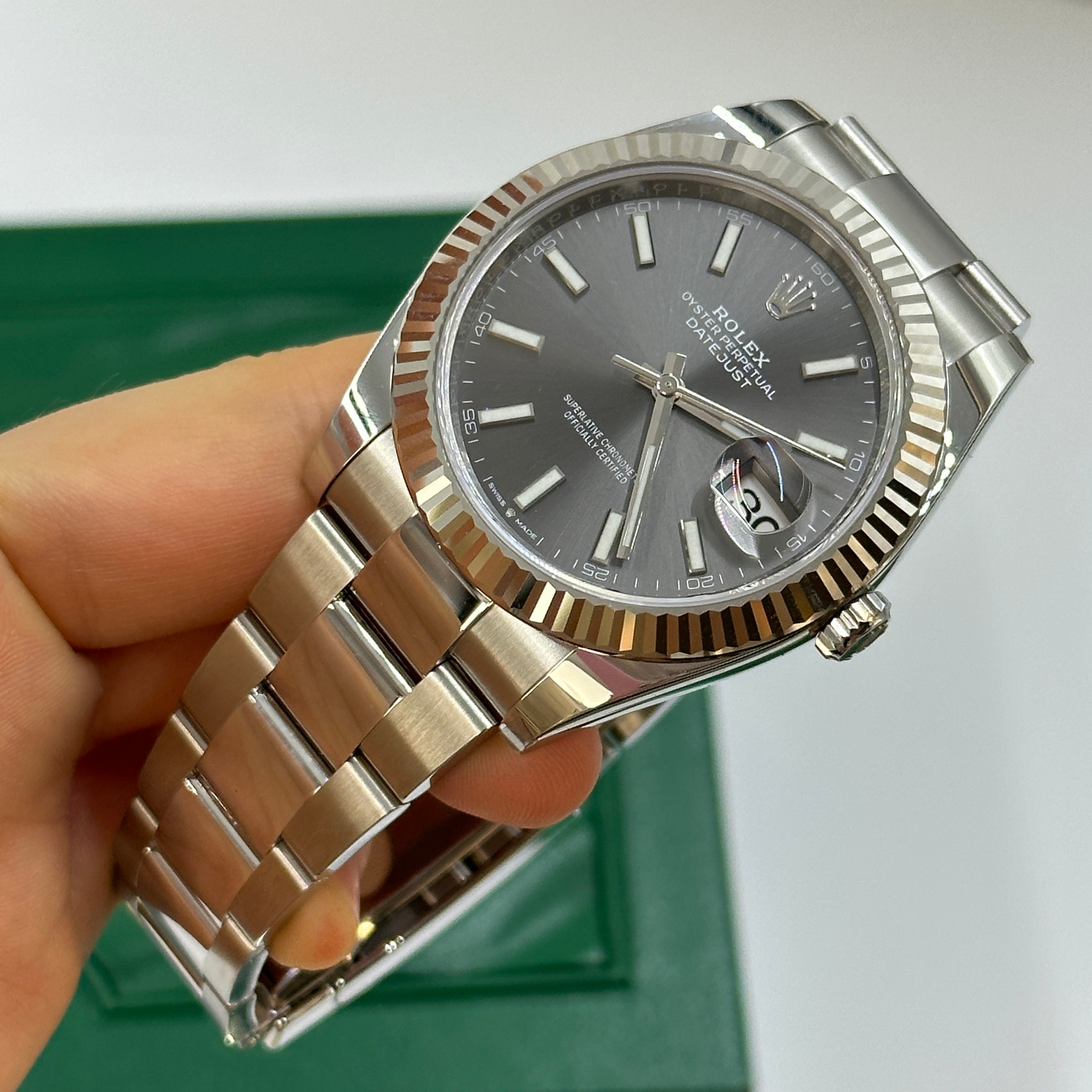 Rolex Datejust 41 126334 Grey Index Oyster 2025