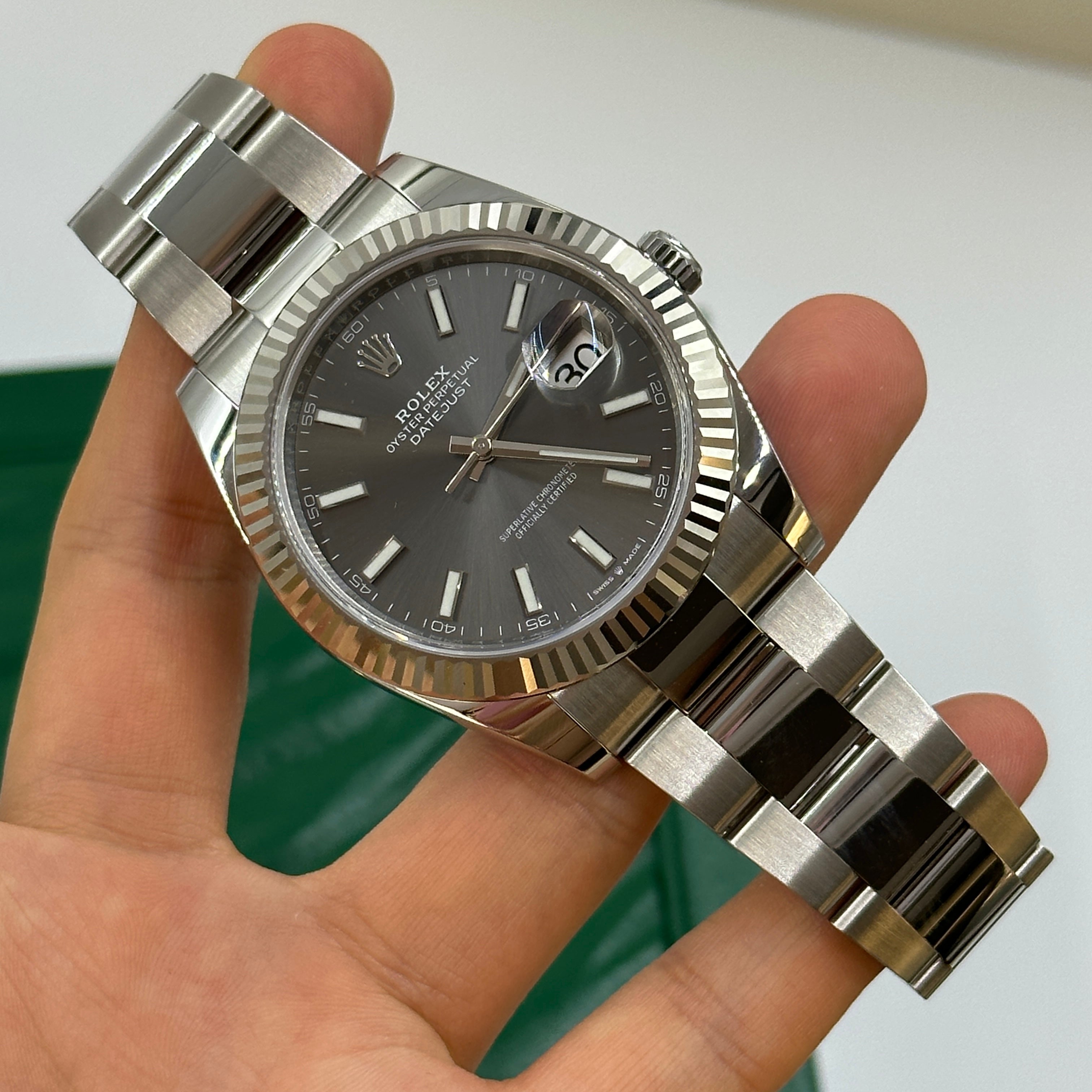 Rolex Datejust 41 126334 Grey Index Oyster 2025