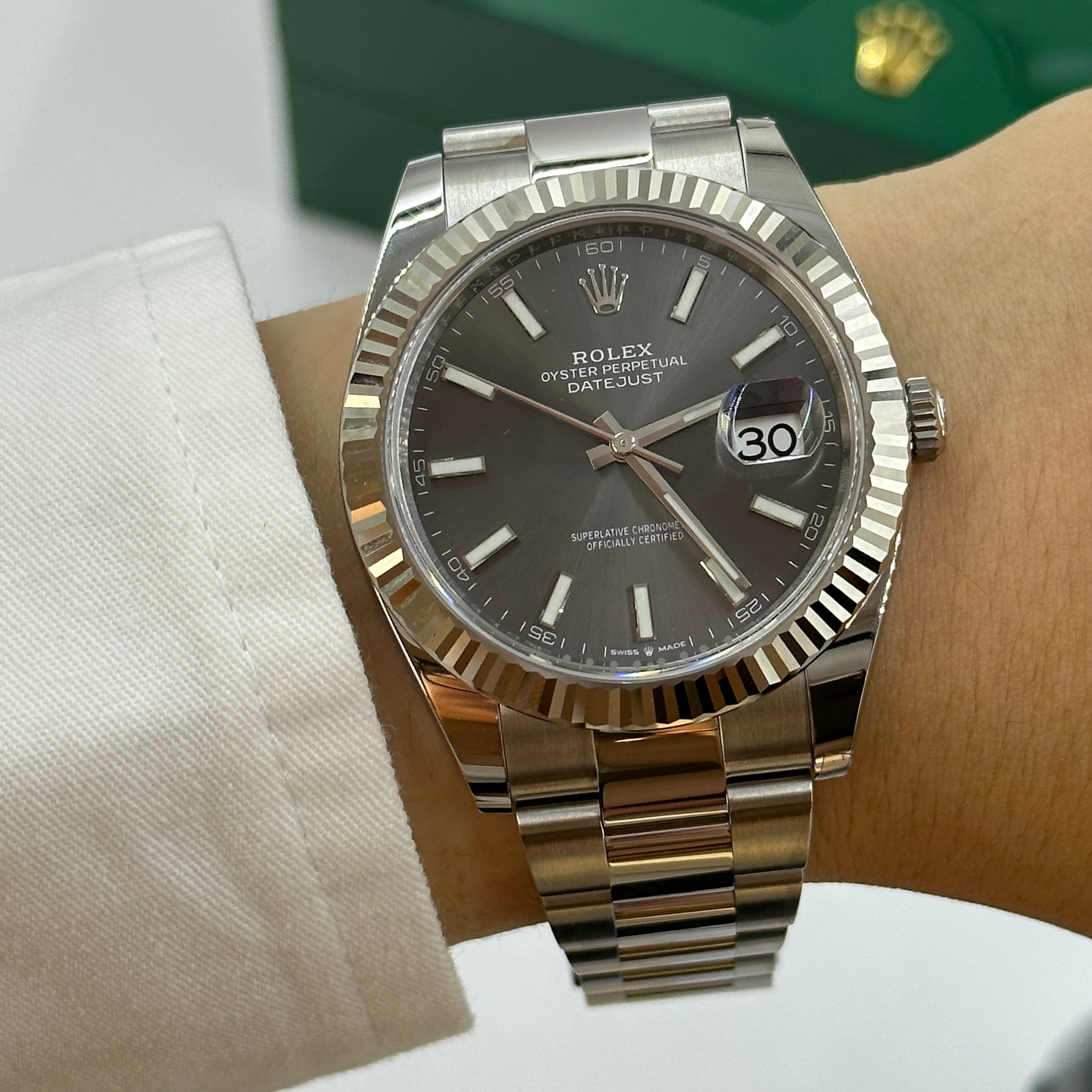 Rolex Datejust 41 126334 Grey Index Oyster 2025