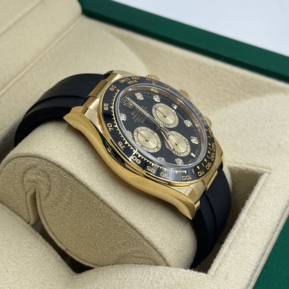 Rolex Cosmograph Daytona 126518 Bright black and golden set with diamonds