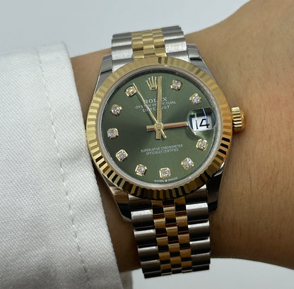 Rolex Datejust 31 278273G Green Jubilee 2024