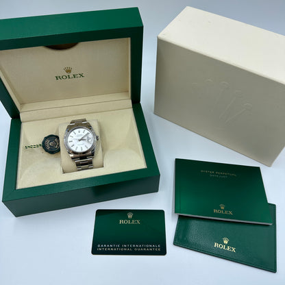Rolex Datejust 41 126334 Silver Index Jubilee 2025