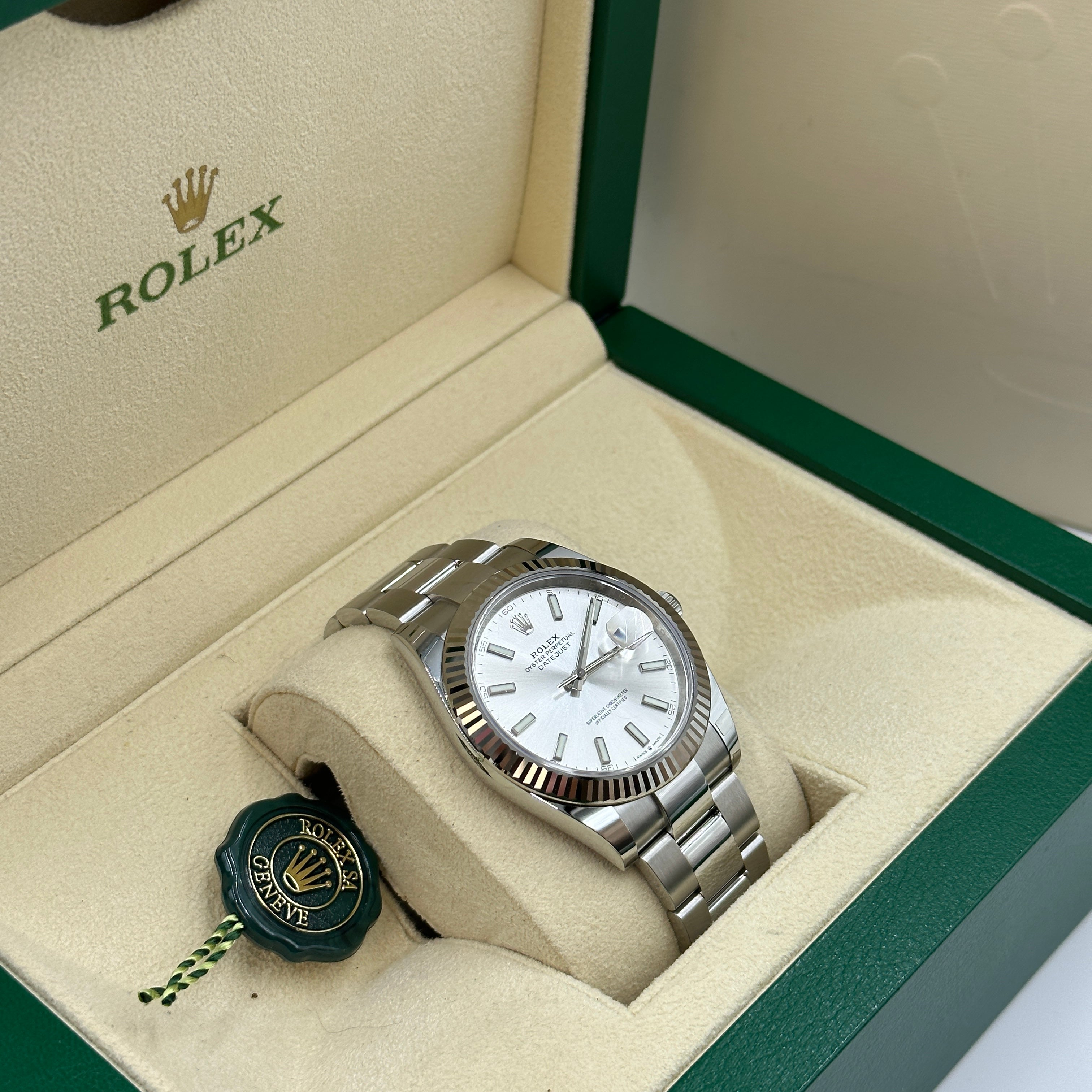 Rolex Datejust 41 126334 Silver Index Jubilee 2025