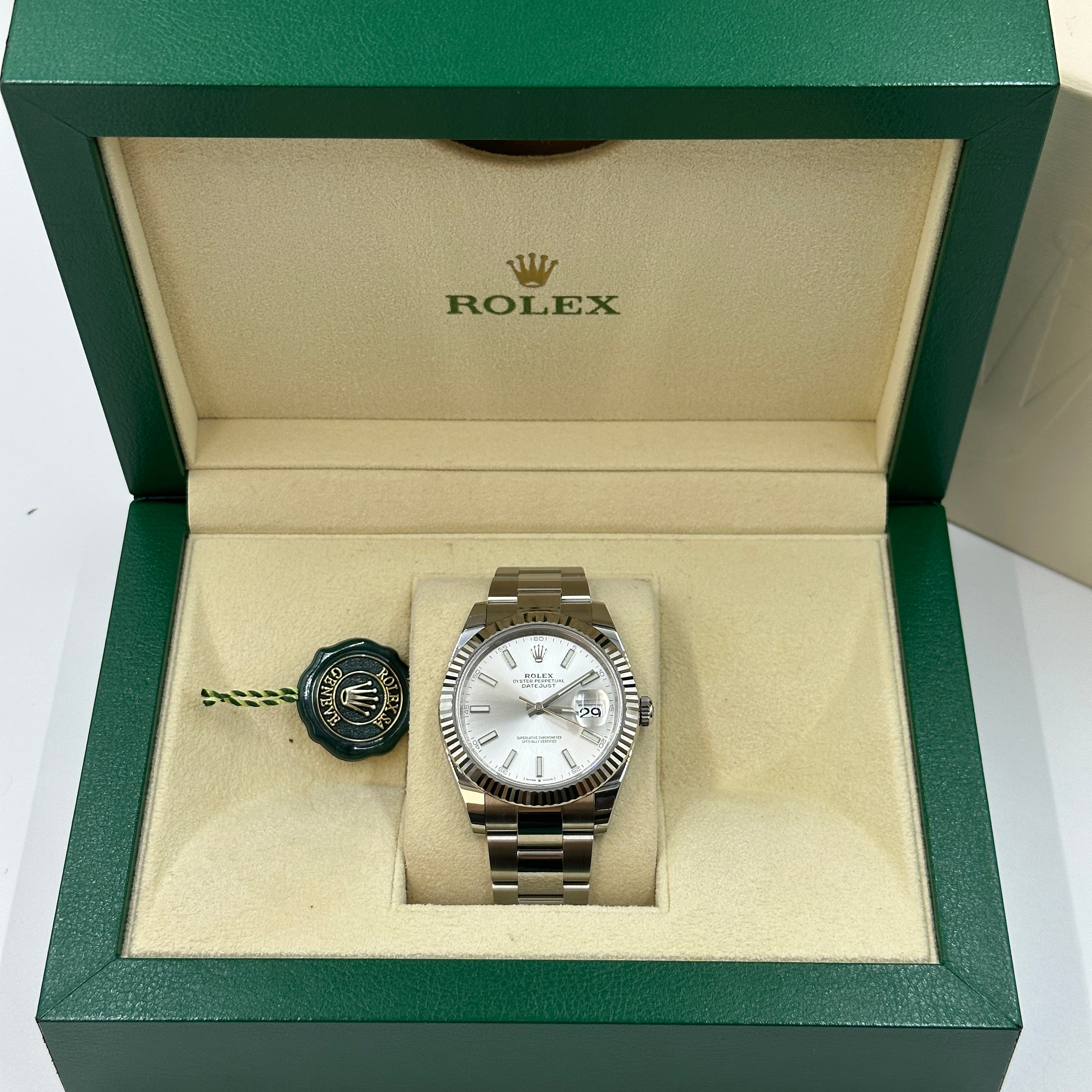 Rolex Datejust 41 126334 Silver Index Jubilee 2025