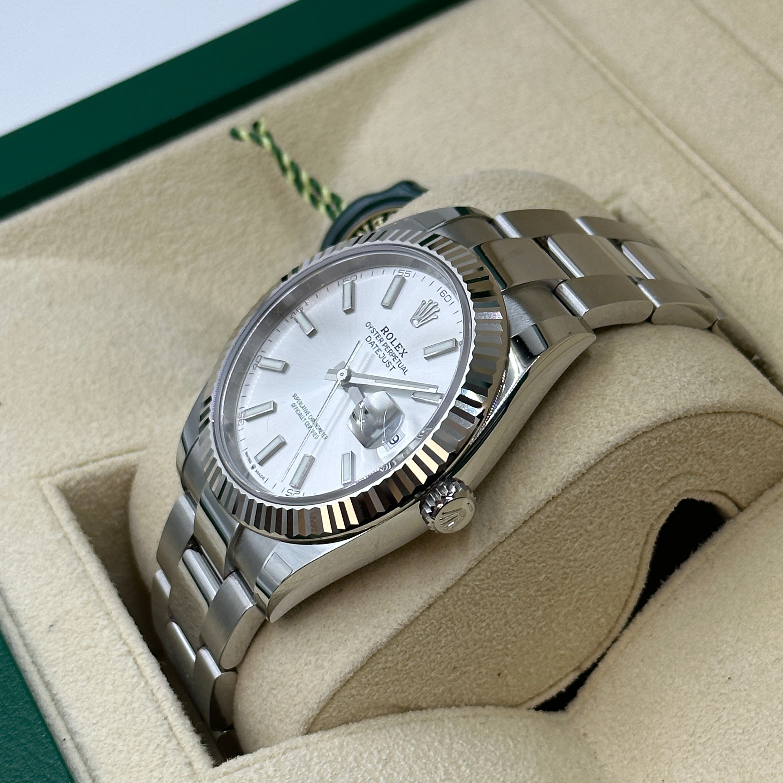 Rolex Datejust 41 126334 Silver Index Jubilee 2025