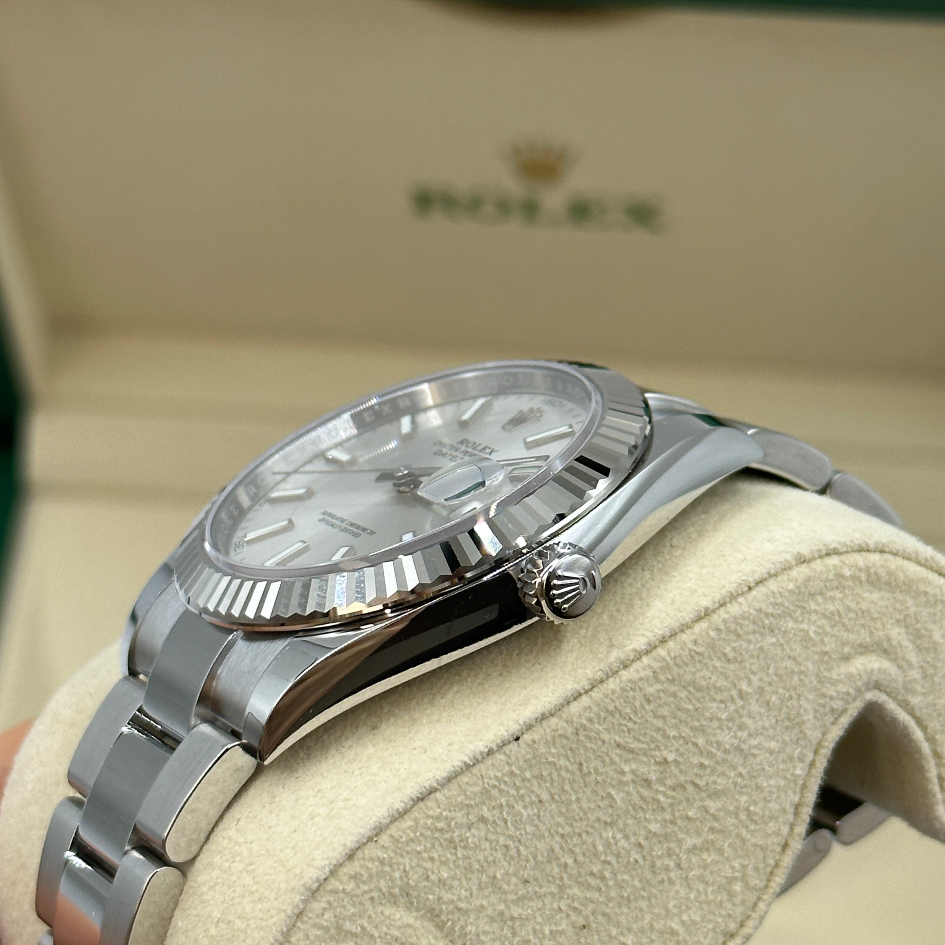 Rolex Datejust 41 126334 Silver Index Jubilee 2025