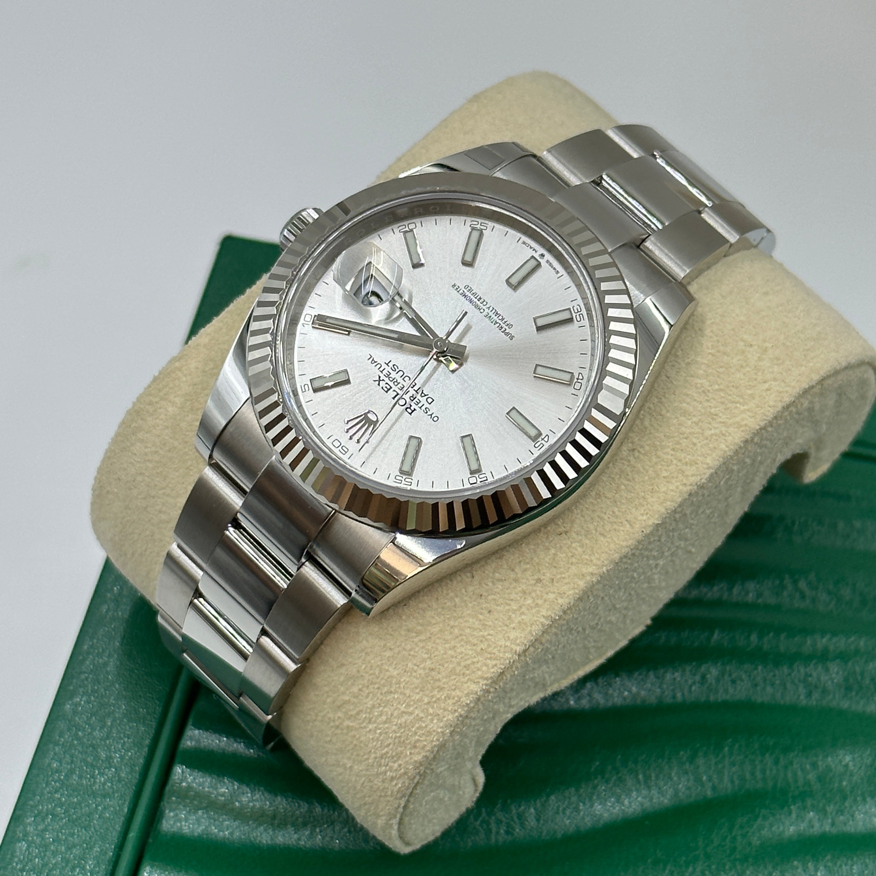 Rolex Datejust 41 126334 Silver Index Jubilee 2025