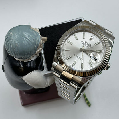 Rolex Datejust 41 126334 Silver Index Jubilee 2025