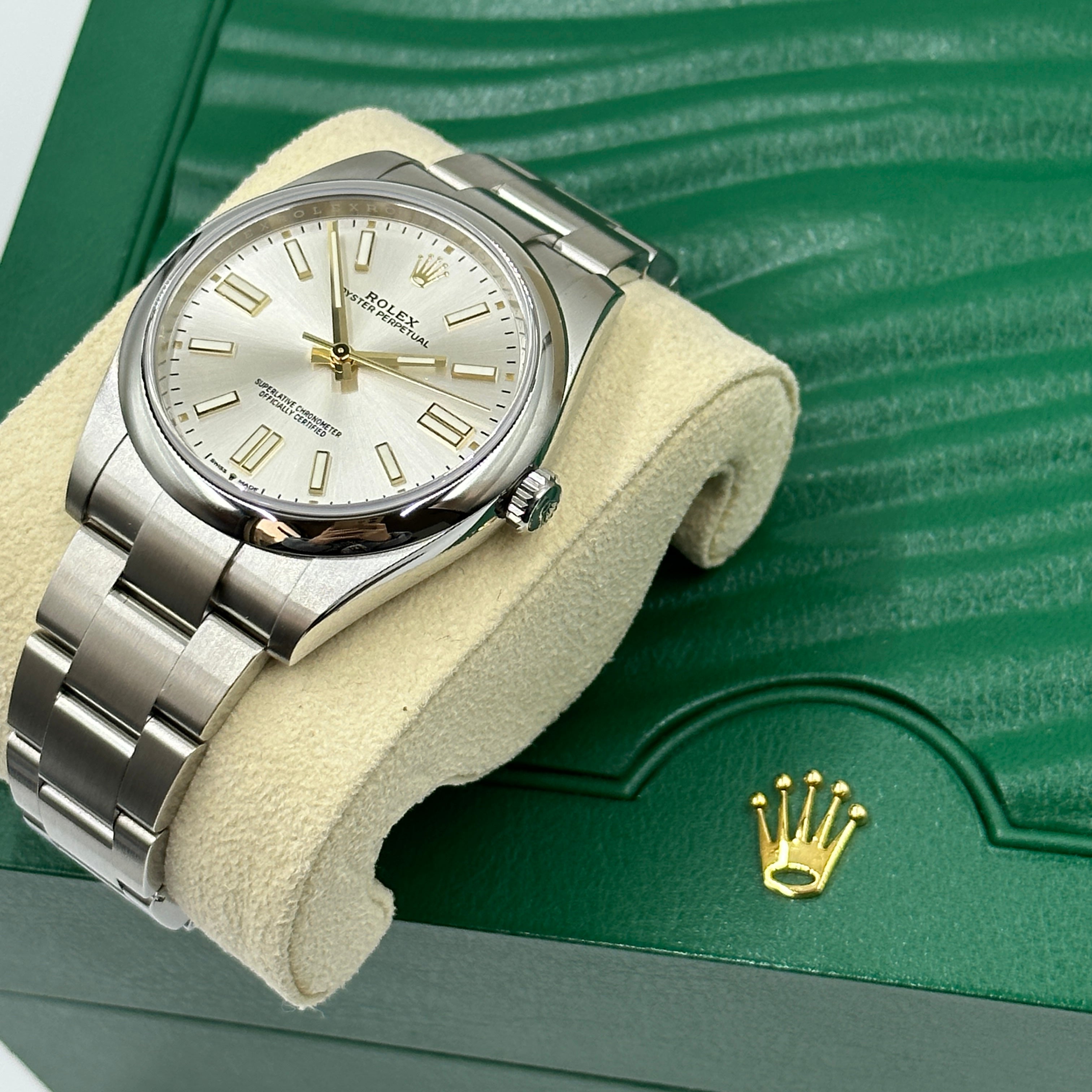 Rolex Oyster Perpetual 41 124300 Silver 2025