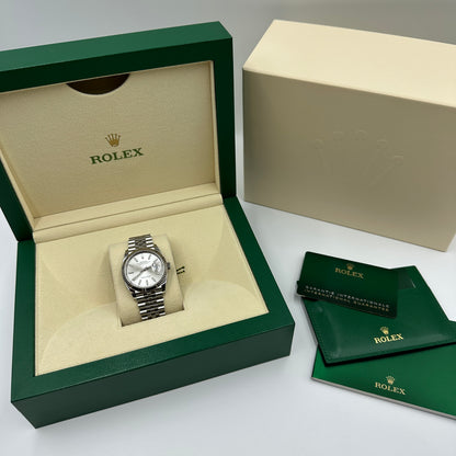 Rolex Datejust 36 126234 Silver Index Jubilee 2026