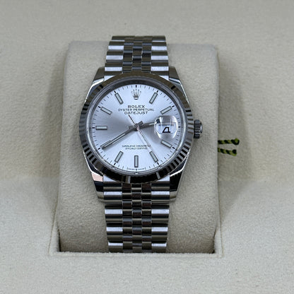 Rolex Datejust 36 126234 Silver Index Jubilee 2025