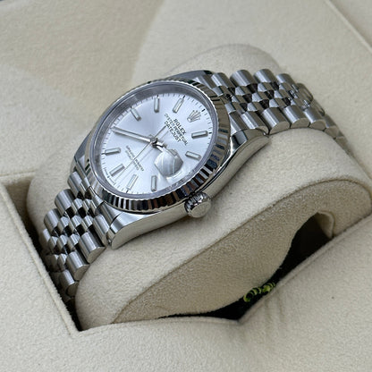Rolex Datejust 36 126234 Silver Index Jubilee 2025