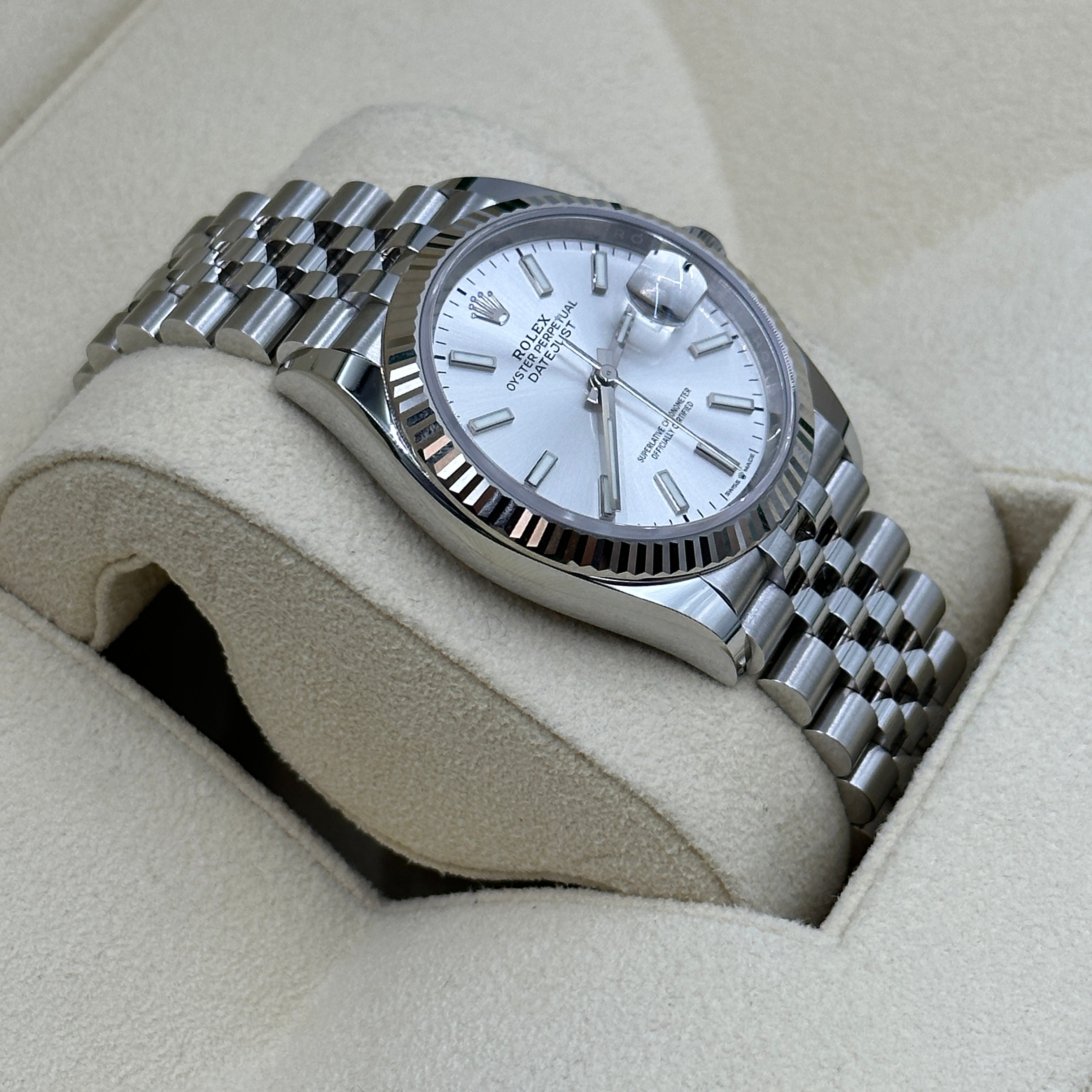 Rolex Datejust 36 126234 Silver Index Jubilee 2025