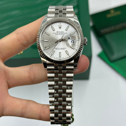 Rolex Datejust 36 126234 Silver Index Jubilee 2025