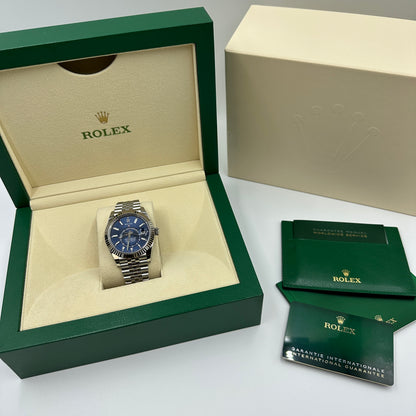 Rolex Sky-Dweller 42MM 326934 Blue Jubilee 2022
