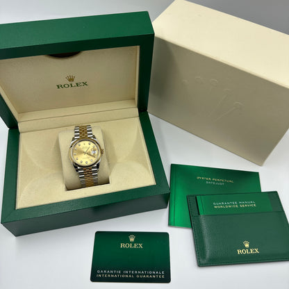 Rolex Datejust 36 126203G Champagne Jubilee 2026
