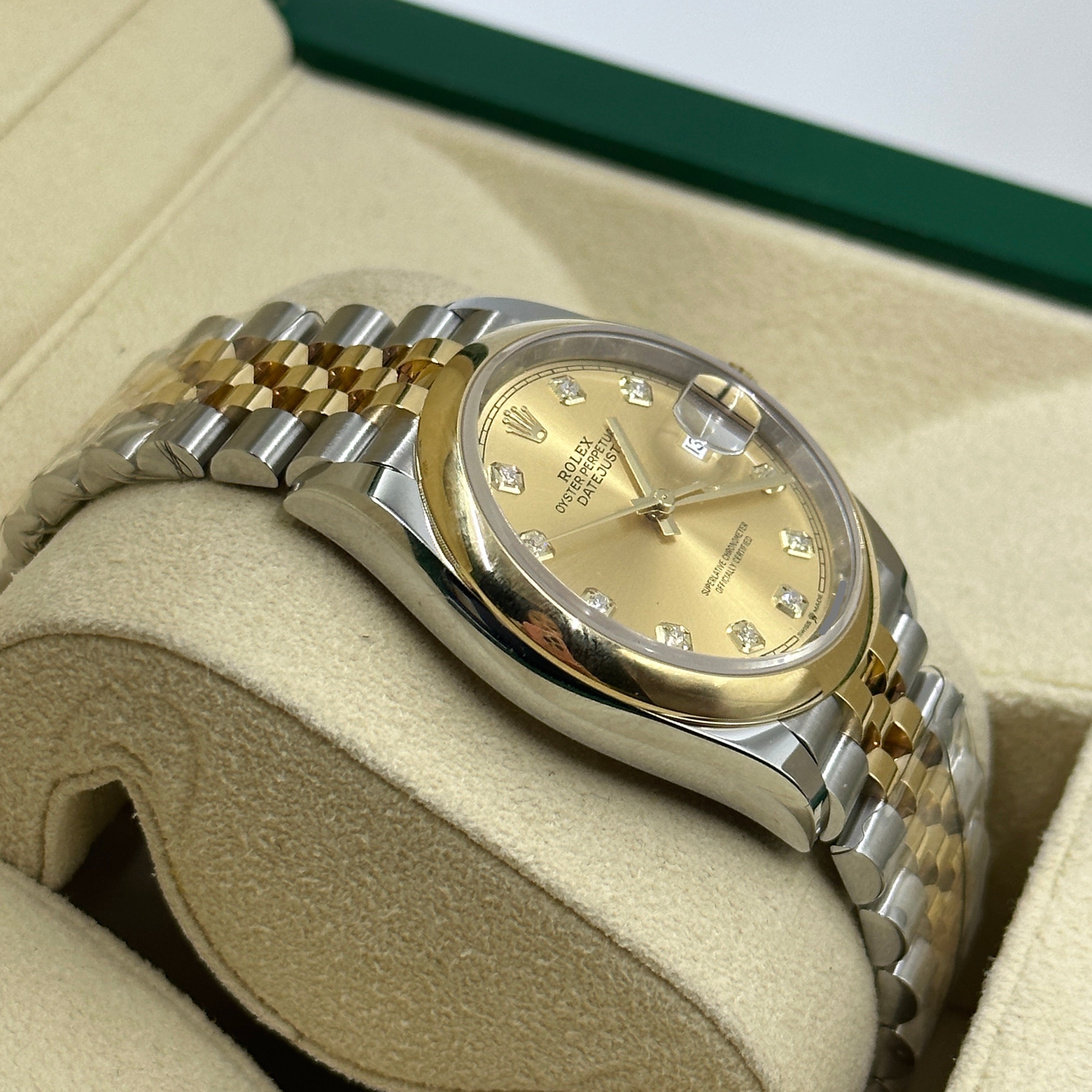 Rolex Datejust 36 126203G Champagne Jubilee 2026