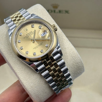 Rolex Datejust 36 126203G Champagne Jubilee 2026