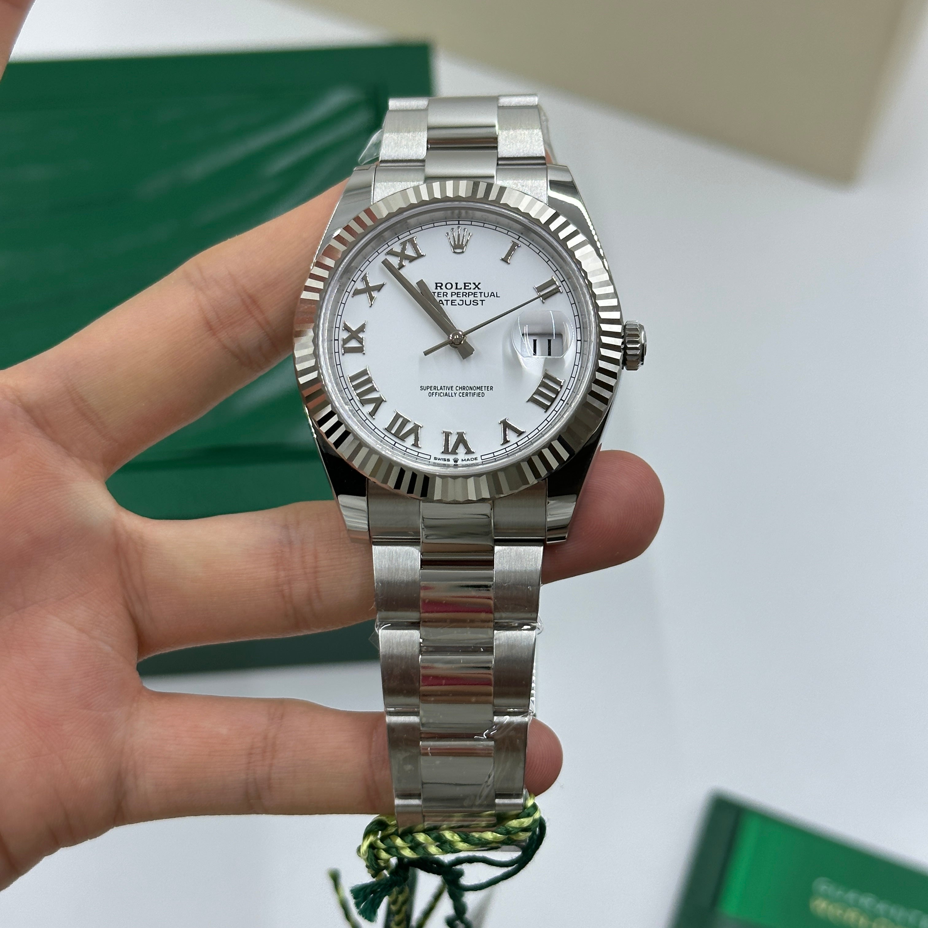Rolex Datejust 41 126334 White Roman Oyster 2025