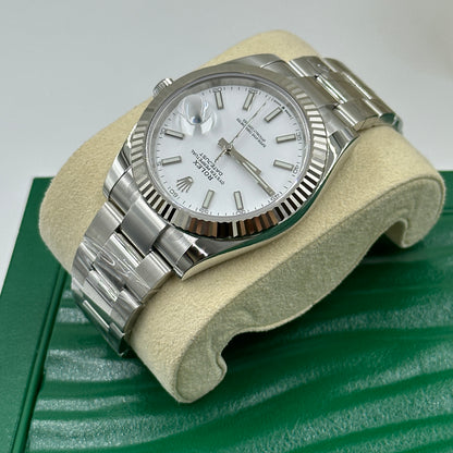 Rolex Datejust 41 126334 White Index Oyster 2025