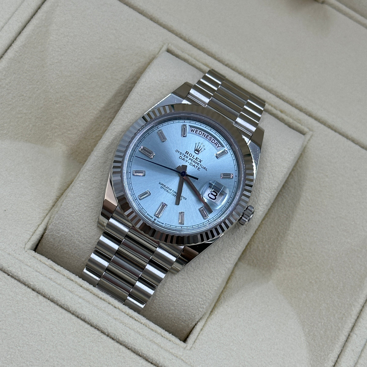 Rolex Day-Date 40MM 228236A Ice Blue 2025