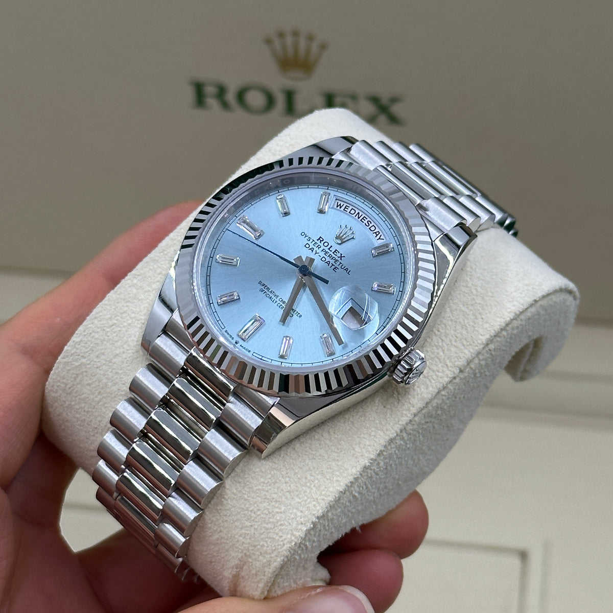 Rolex Day-Date 40MM 228236A Ice Blue 2026