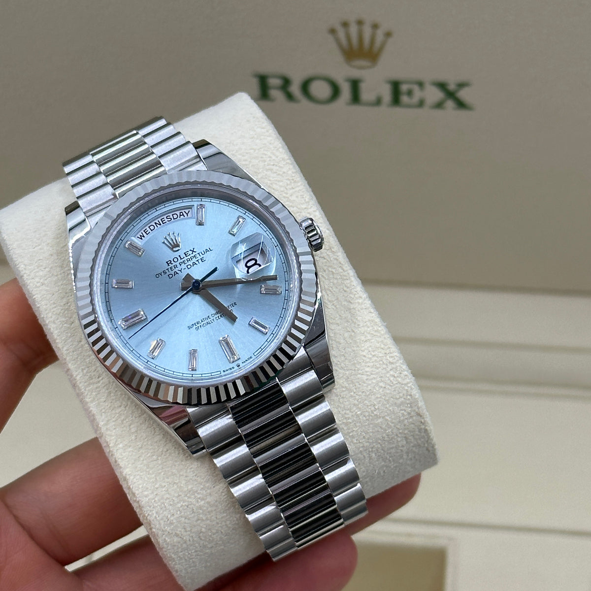 Rolex Day-Date 40MM 228236A Ice Blue 2026
