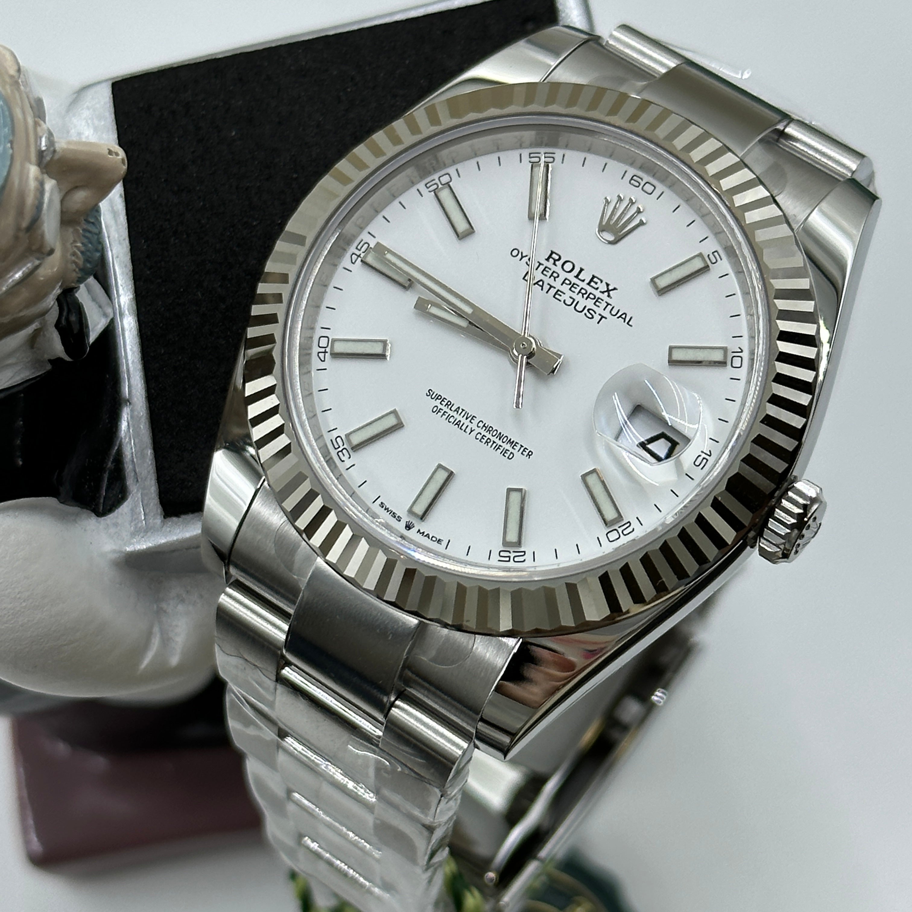 Rolex Datejust 41 126334 White Index Oyster 2025