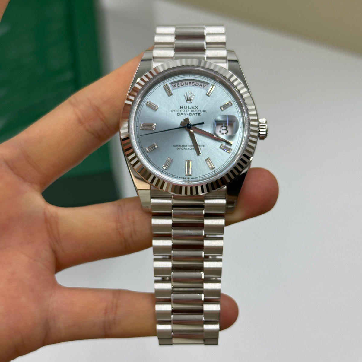 Rolex Day-Date 40MM 228236A Ice Blue 2025