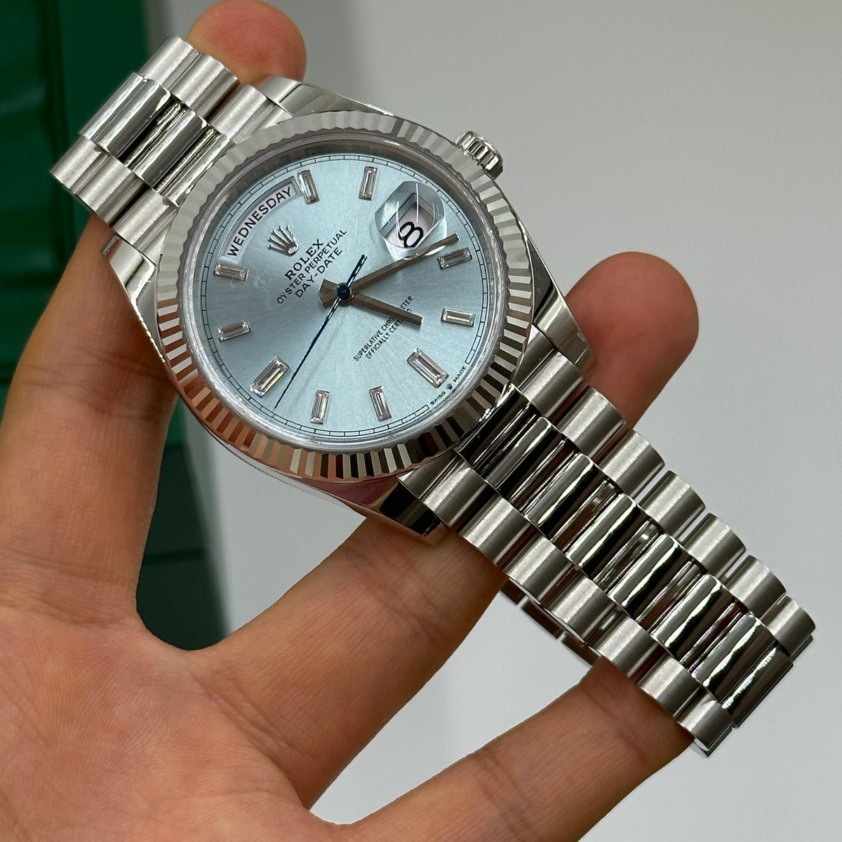 Rolex Day-Date 40MM 228236A Ice Blue 2026