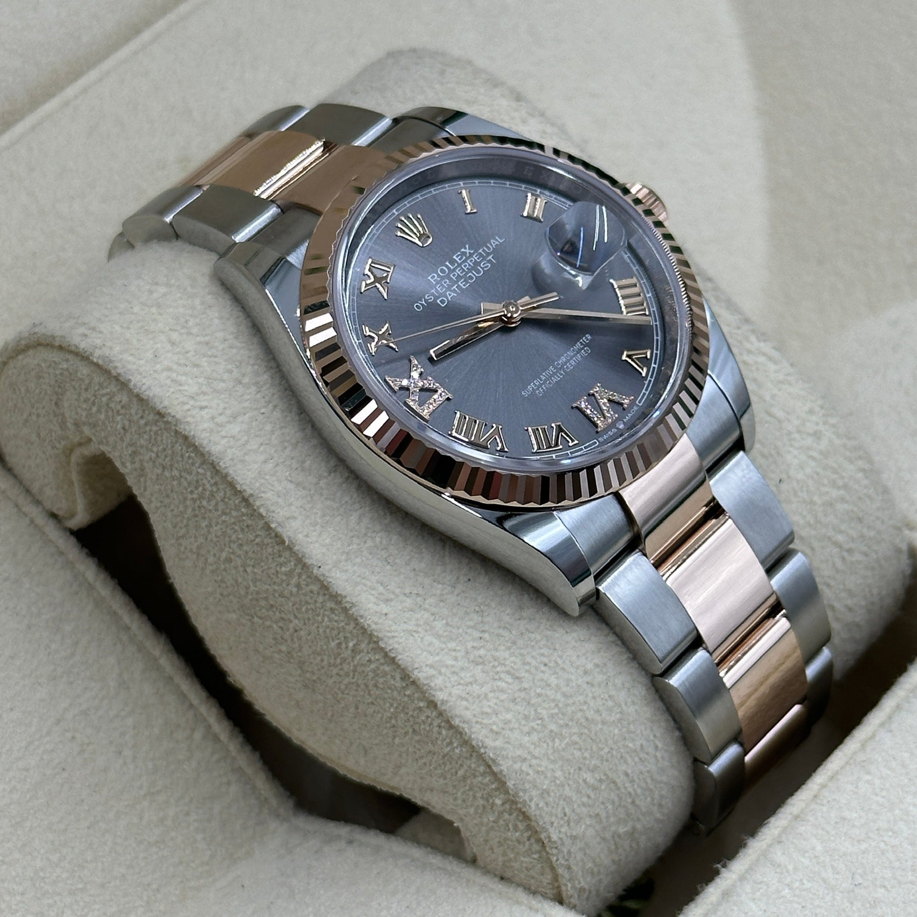 Rolex Datejust 36 126231 Grey VIIX Roman Jubilee 2025