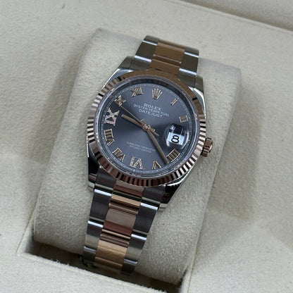Rolex Datejust 36 126231 Grey VIIX Roman Jubilee 2025
