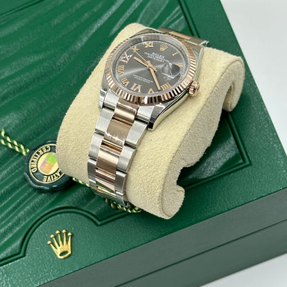 Rolex Datejust 36 126231 Grey VIIX Roman Jubilee 2025