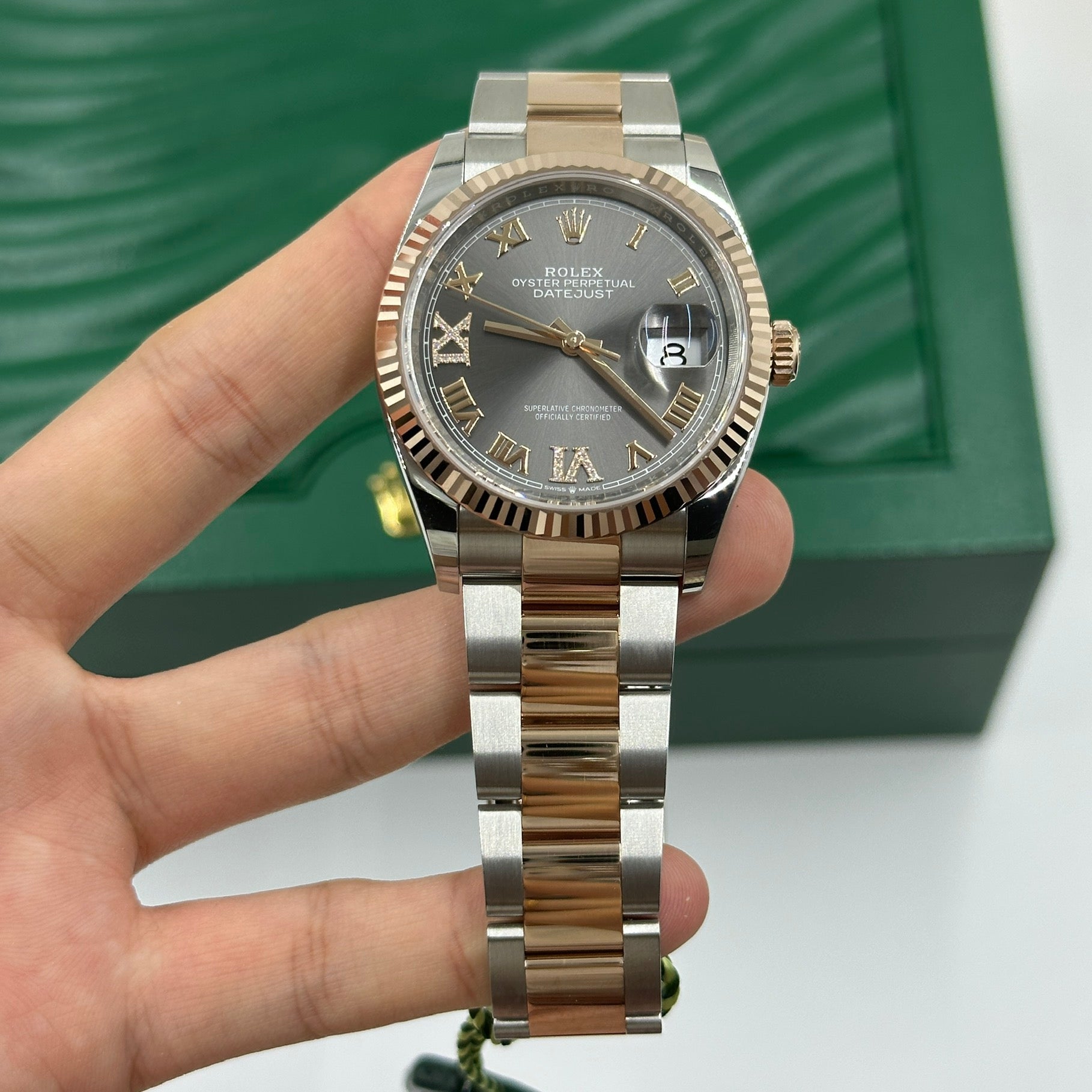 Rolex Datejust 36 126231 Grey VIIX Roman Jubilee 2025